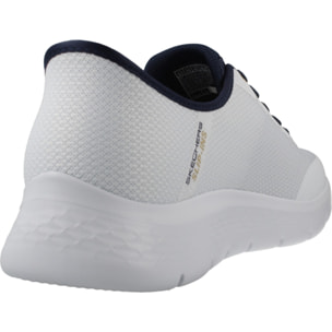 Sneakers De  Hombre Slip-ins Go Walk Flex Netro Blanco
