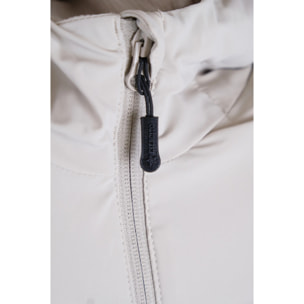 Giacca Esercito con zip e cappuccio kaki uomo