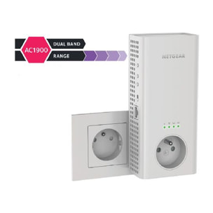 Répéteur Wifi NETGEAR EX6470 WiFi Mesh Dual band AC1900 1 port