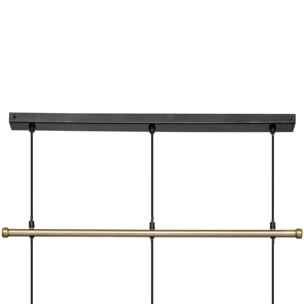 Suspension "Bota" - métal - doré - L80 cm