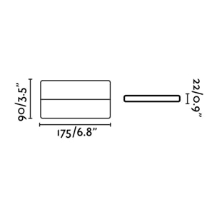 ADAY 175 Aplique blanco