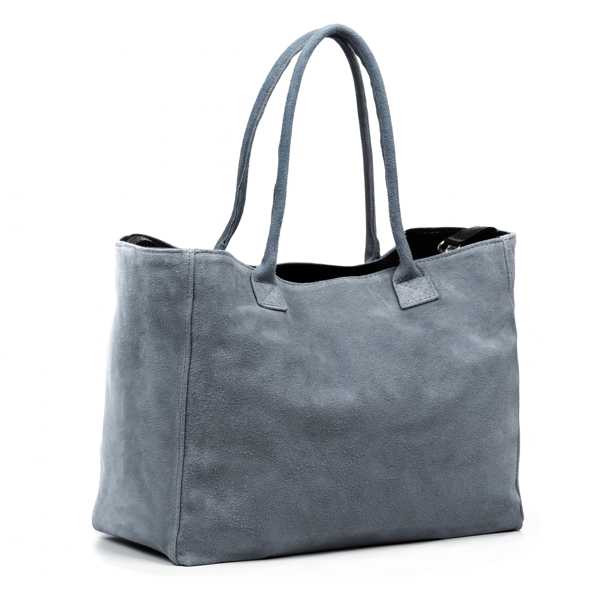 Annagrazia Borsa Shopper Donna.Pelle autentica Camoscio.