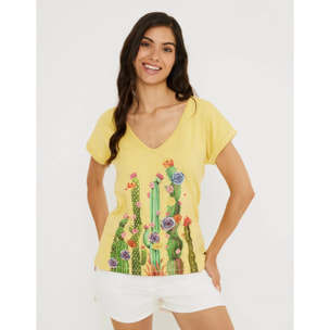 Camiseta Manga Corta Amarilo - Peyotec