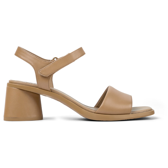 Sandalias - CAMPER Kiara - Marron - Cuero liso