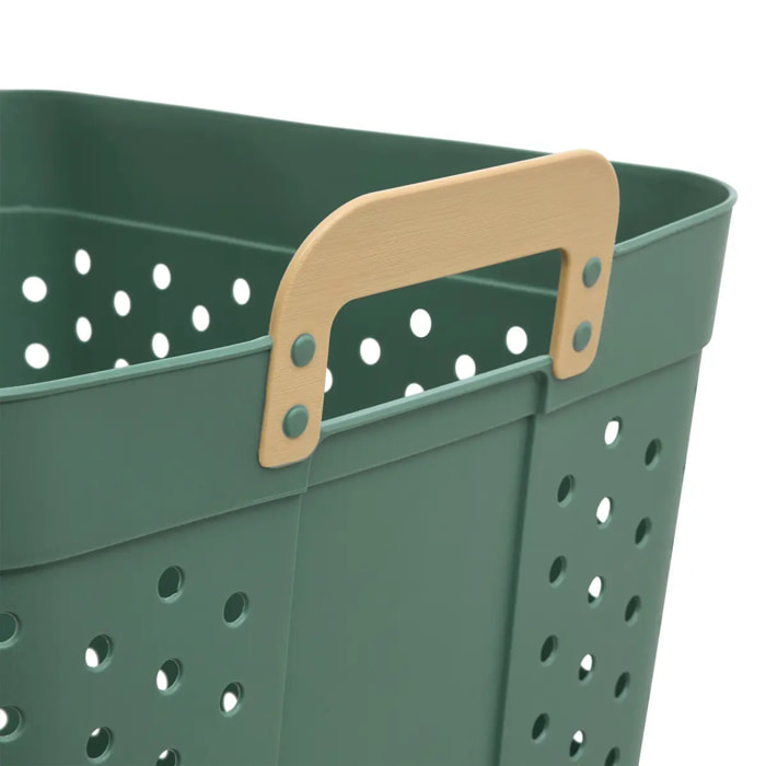 Panier à linge Flex 74L argile