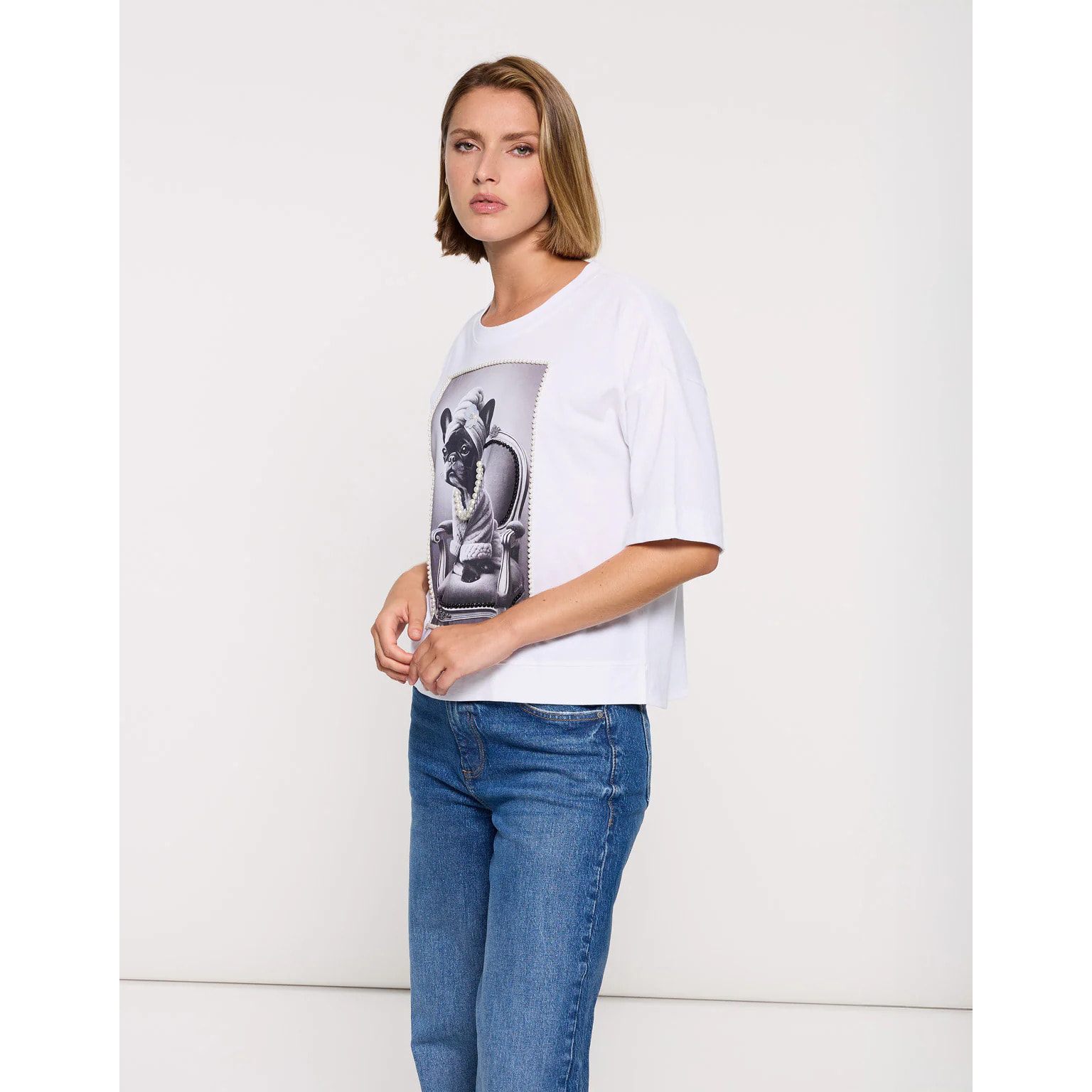 Camiseta Manga Corta Blanco - Dogy