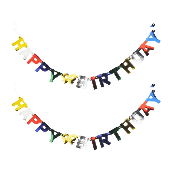 Lot de 2 bandeaux anniversaire Fackelmann Rio party