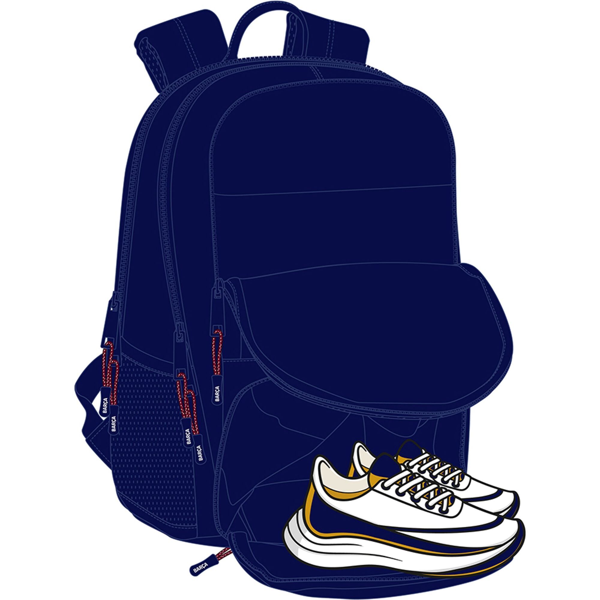 Mochila padel f.c.barcelona