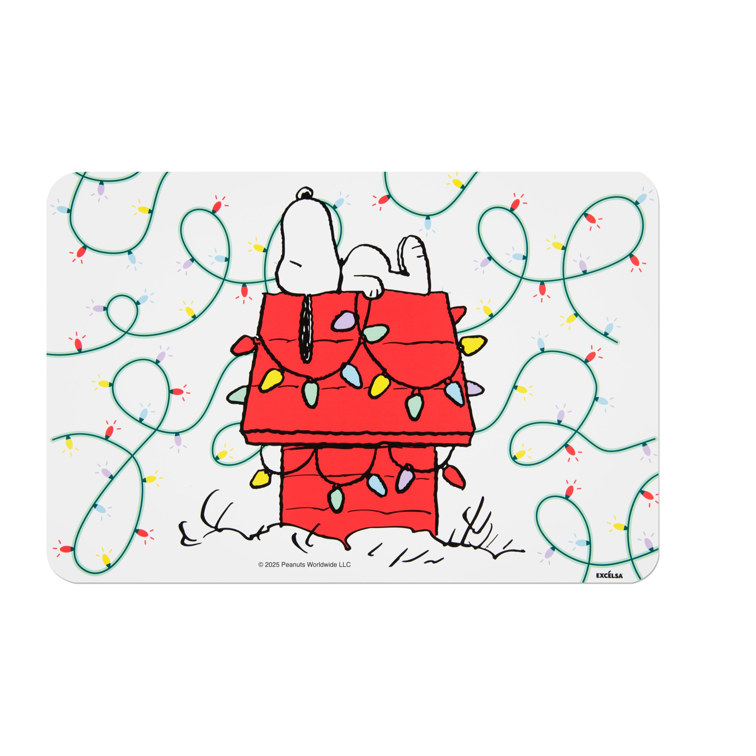 Set de 6 sets de table rectangulaires Excelsa – Peanuts Shiny And Bright, Polypropylène multicolore