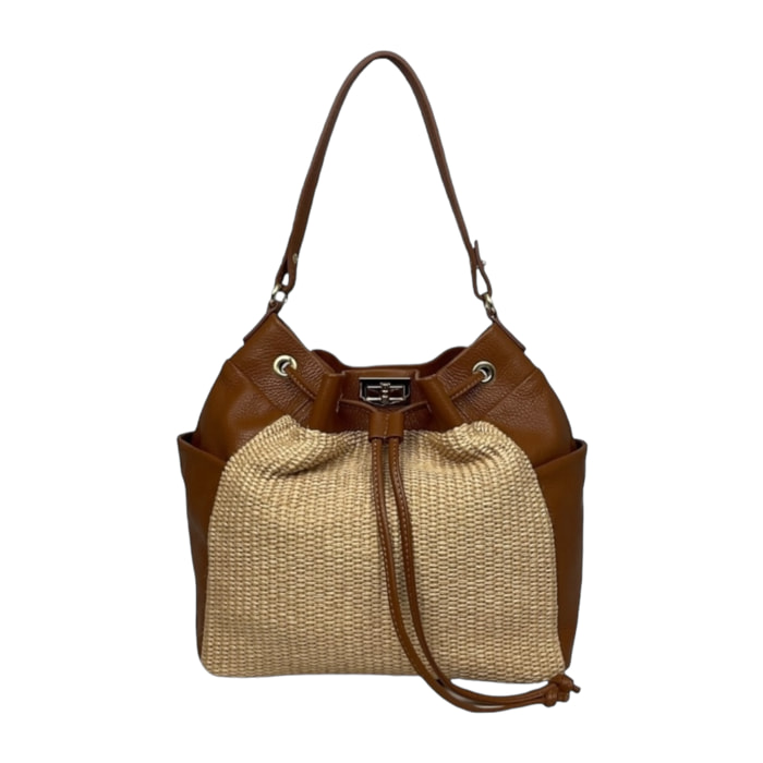 Bolso de hombro Cheval Firenze Creta Camel