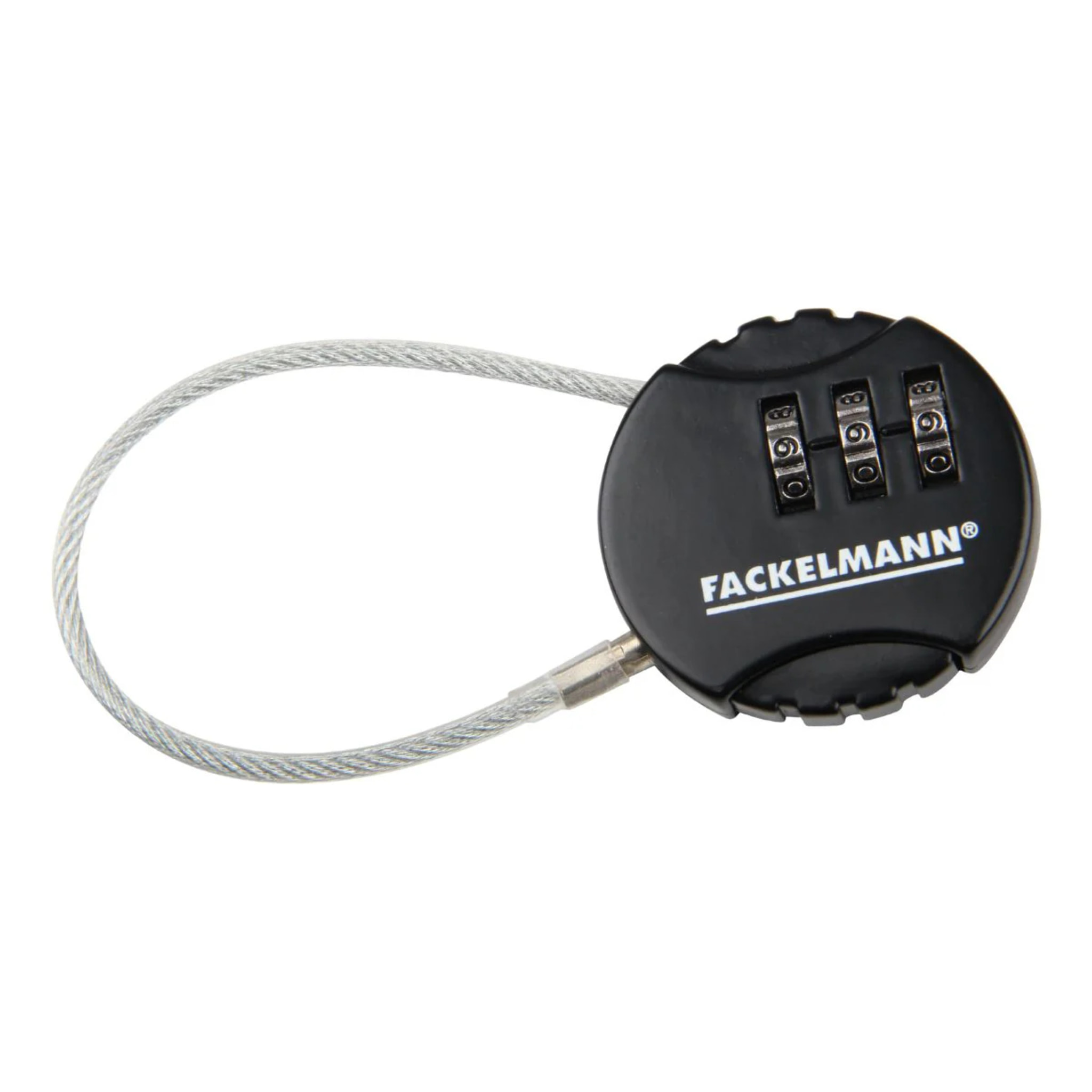 Cadenas câble à code à 3 chiffres Fackelmann Tecno