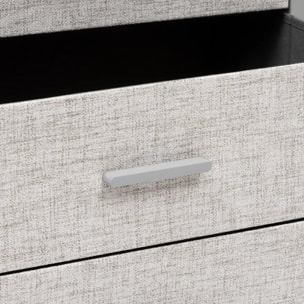 Commode 4 tiroirs Granite gris