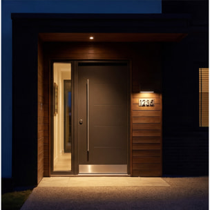 LEDS C4 Aplique Ip66 Nemesis Aluminium 90*220Mm E27 15W Marrón