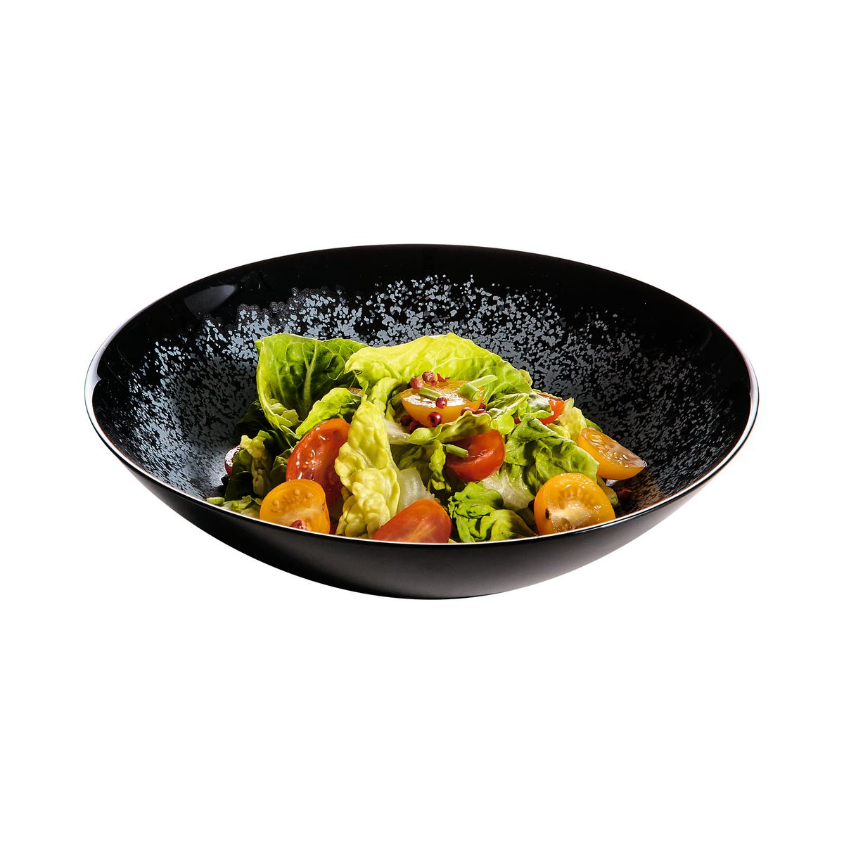6 platos hondos negros 20 cm Slate - Luminarc