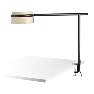 LOOP Lampe de table avec pince frêne