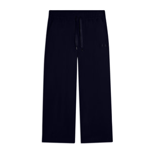 Pantaloni Sportivi Cropped con gamba Wide Leg e strass