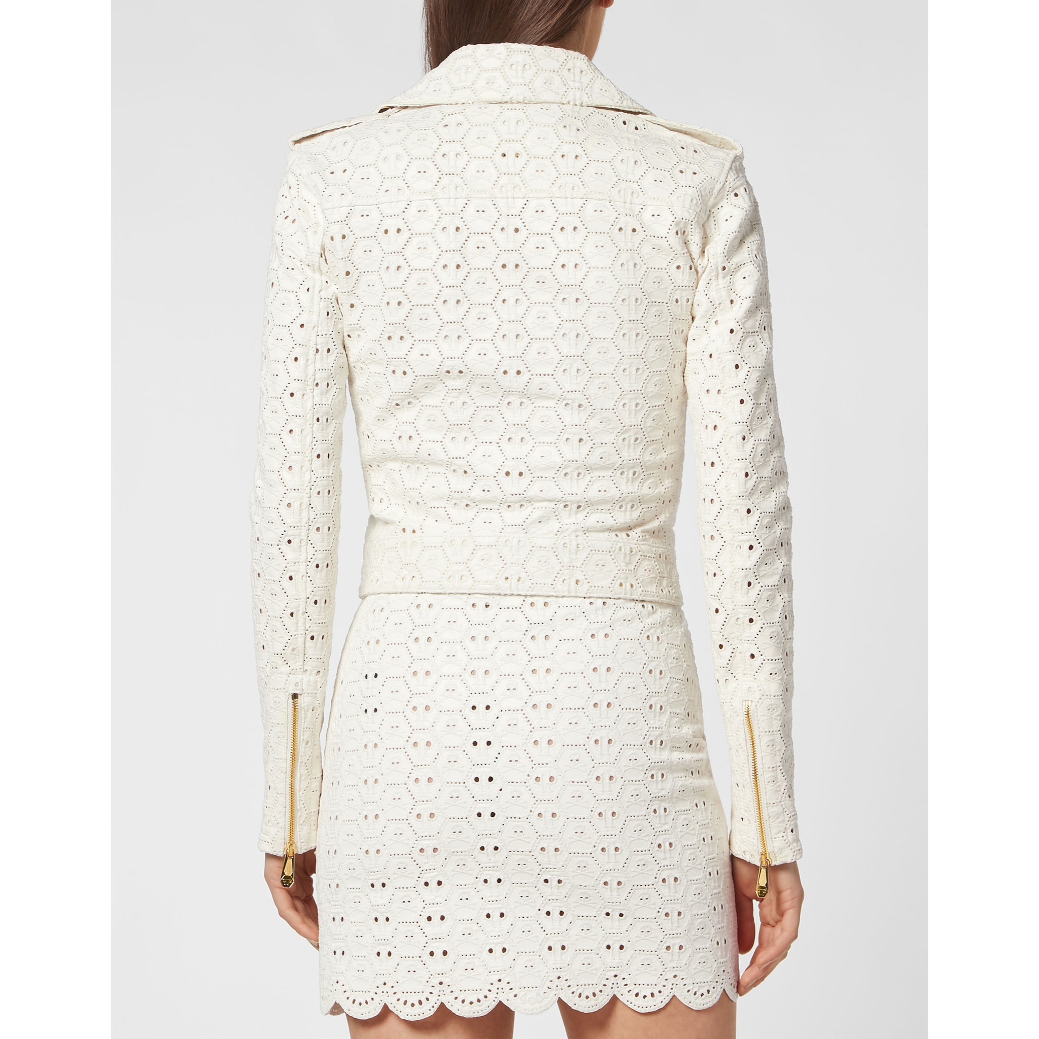 PHILIPP PLEIN Biker de cuero