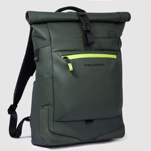 Piquadro Zaino roll-top resistente all'acqua porta pc 15,6"