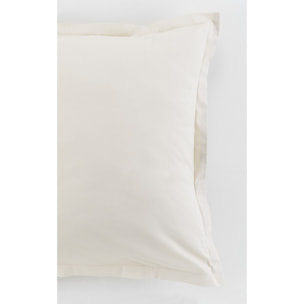 Paire De Taie D'oreiller 100%coton 57fils Anthracite