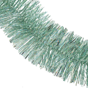 Guirlande de Noël holographique 50x4x2m vert amande