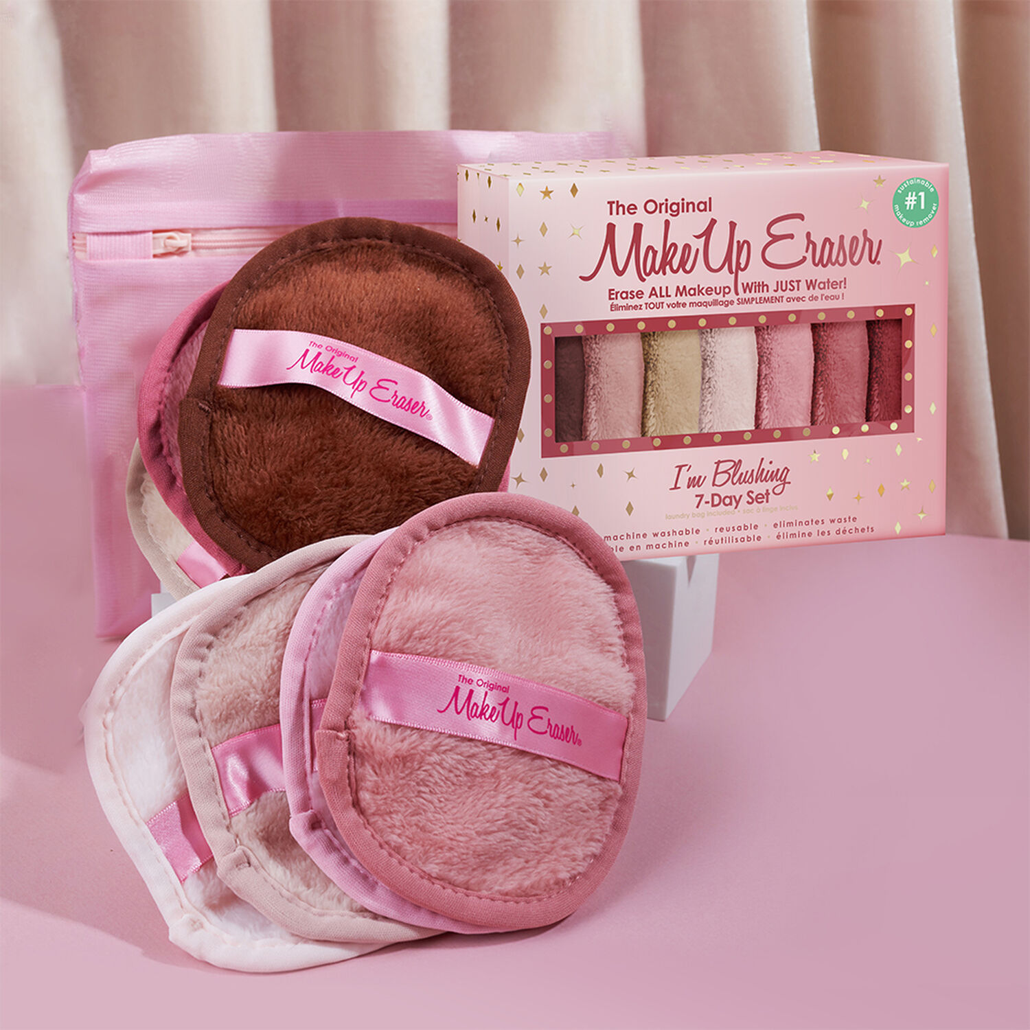 I'm Blushing - Serviette Démaquillante Réutilisable x7