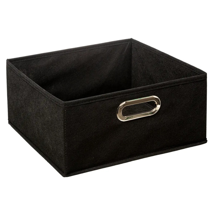 Panier tissu 31x15cm "Mix N' Modul" noir