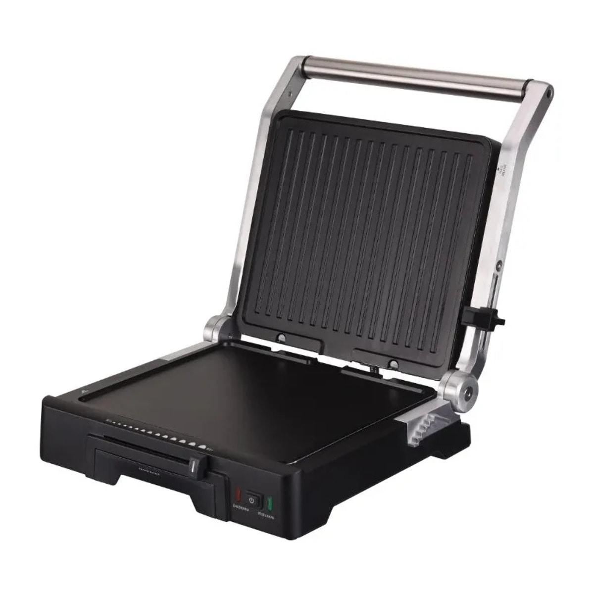 Parrilla eléctrica grill JATA GR1100 con placas mixtas (27,5 x 24 cm) antiadherentes. 2000 W