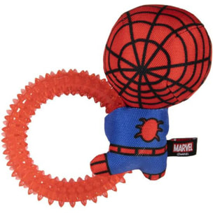 Mordedor Para Perro Spiderman Red