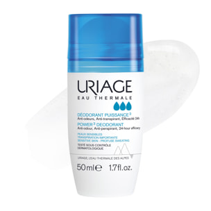 Déodorant Puissance 3 - Anti-Odeurs, Anti-Transpirant, Efficacité 24h 50 ml
