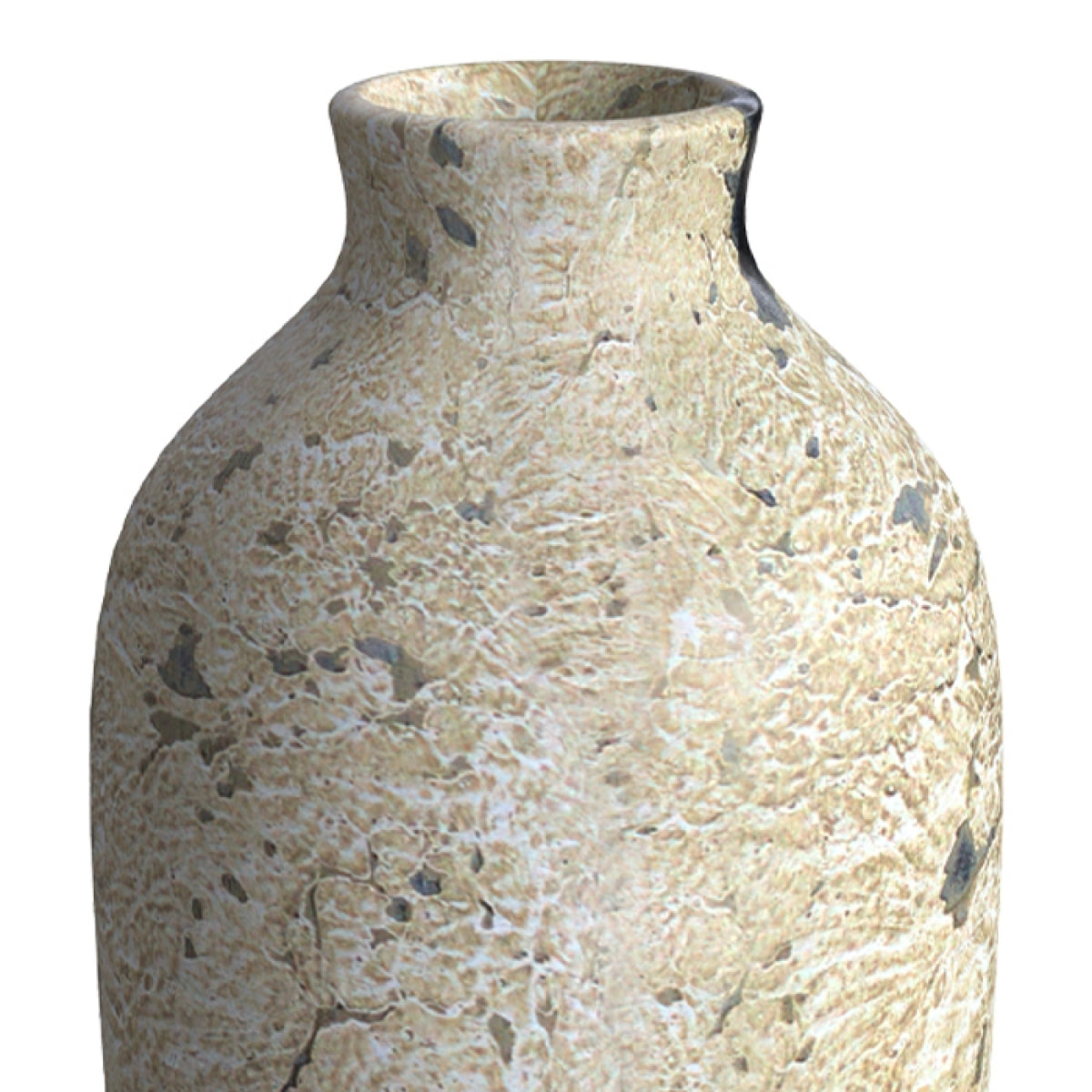 Vase blanc cassé Oana en terre cuite H69,5cm