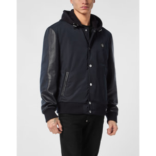 PHILIPP PLEIN Bomber de cuero &AMP