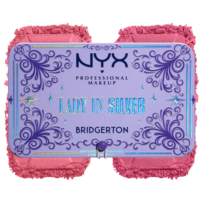 NYX Professional Makeup Collection Limitée Bridgerton Palette Duo Blush LADY IN SILVER
