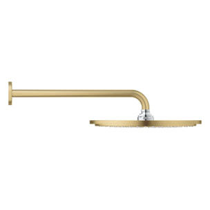 Ensemble douche de tête et bras 380 mm, 1 jet - Cool Sunrise brossé
