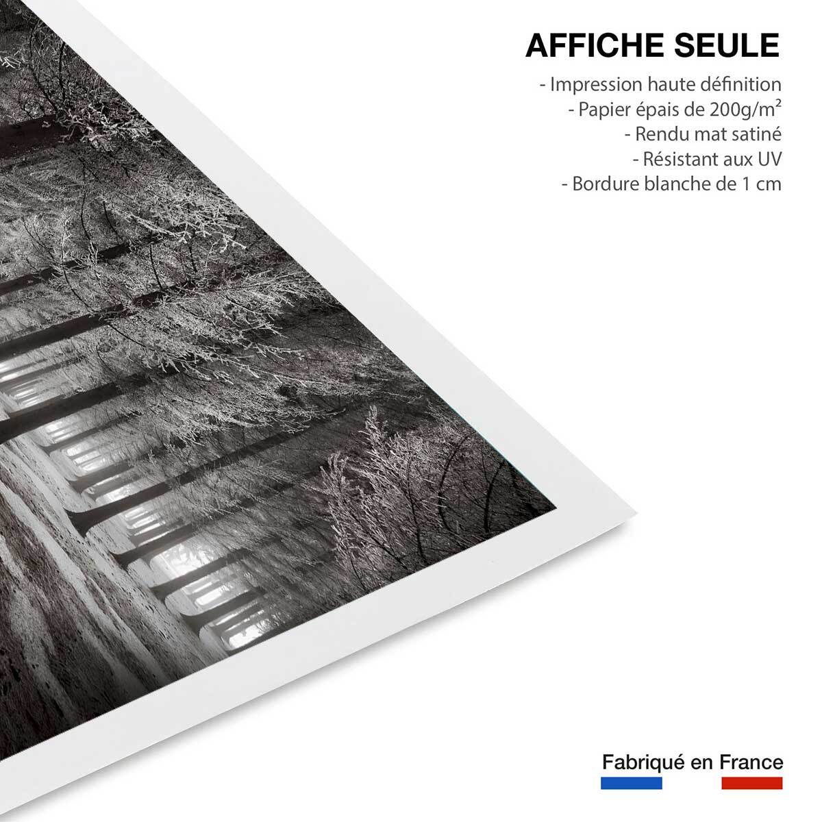 Affiche deco ""debut d'hiver"" Affiche seule