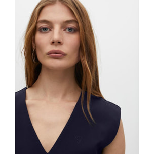 Top senza maniche collo a V