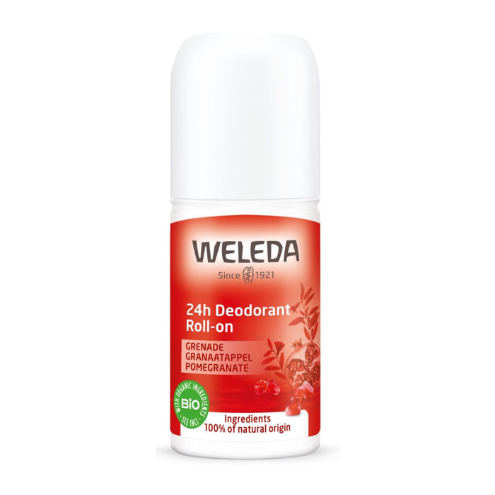 WELEDA - Déodorant roll-on 24H Grenade - 50 ml