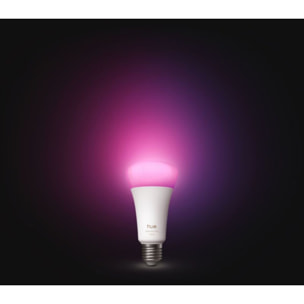 Ampoule LED connectée PHILIPS HUE W&C E27 100W
