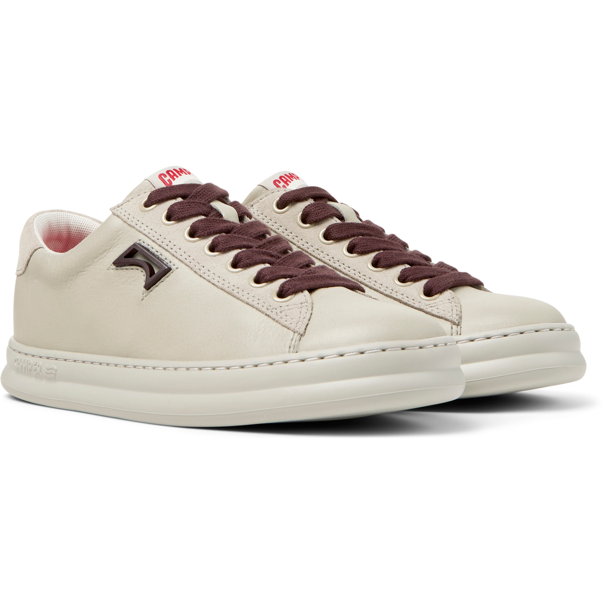 Zapatillas - CAMPER Runner Four - Beige - Cuero liso