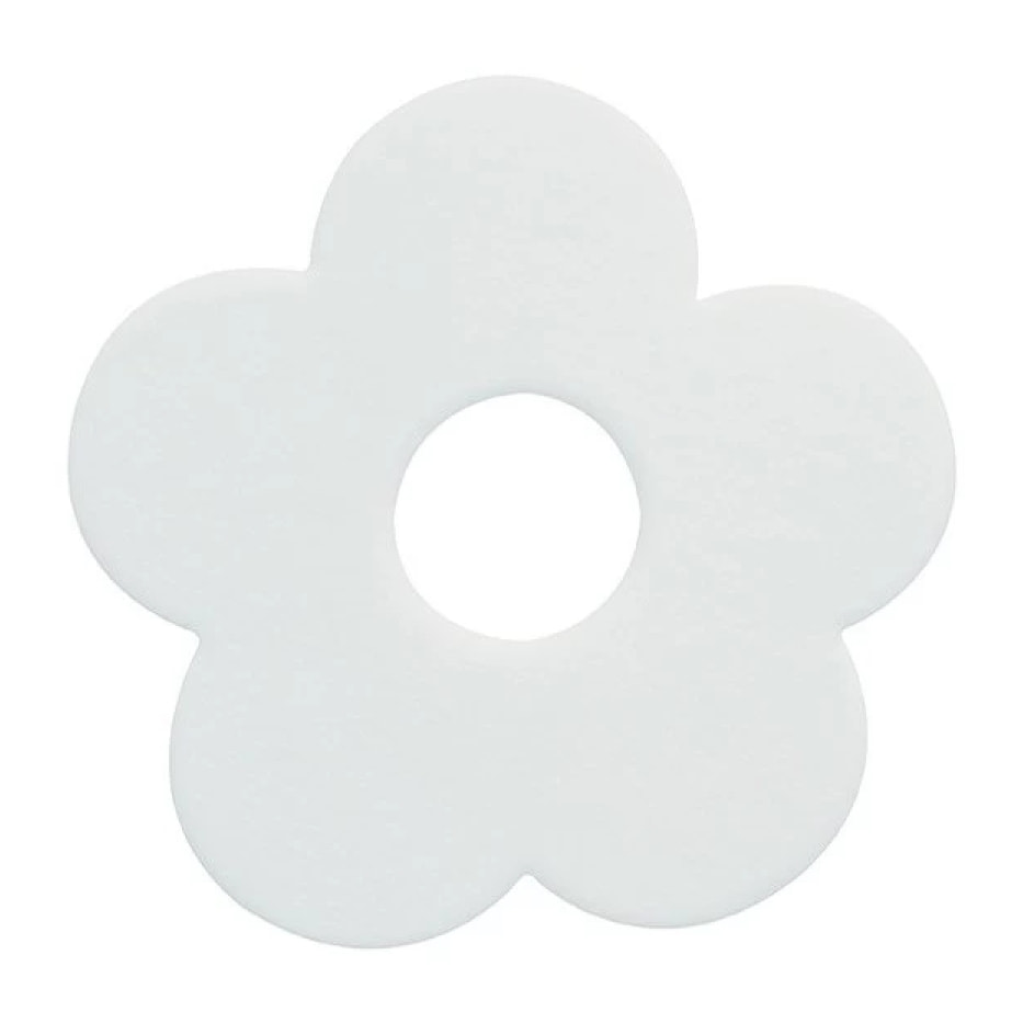 sticker figurine antidérapant de douche ou baignoire PVC FUNKY x5pcs  Blanc Spirella