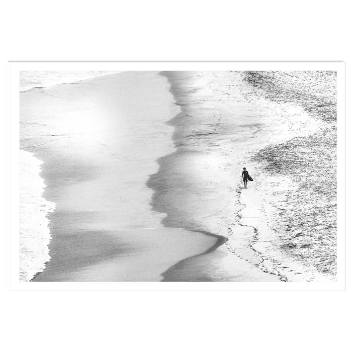 Poster beach surf Affiche seule