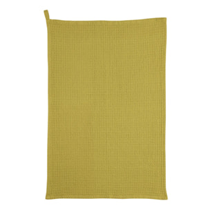 Torchon nid d'abeilles uni Mumba