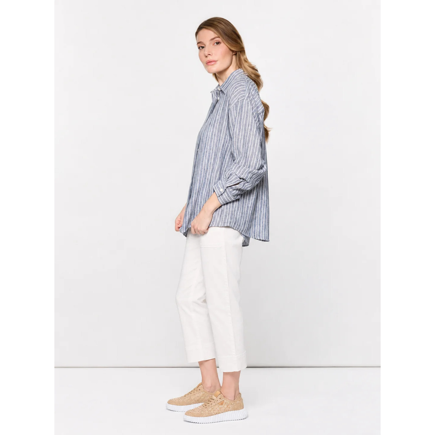 Blusa Manga Larga Azul - Bitania