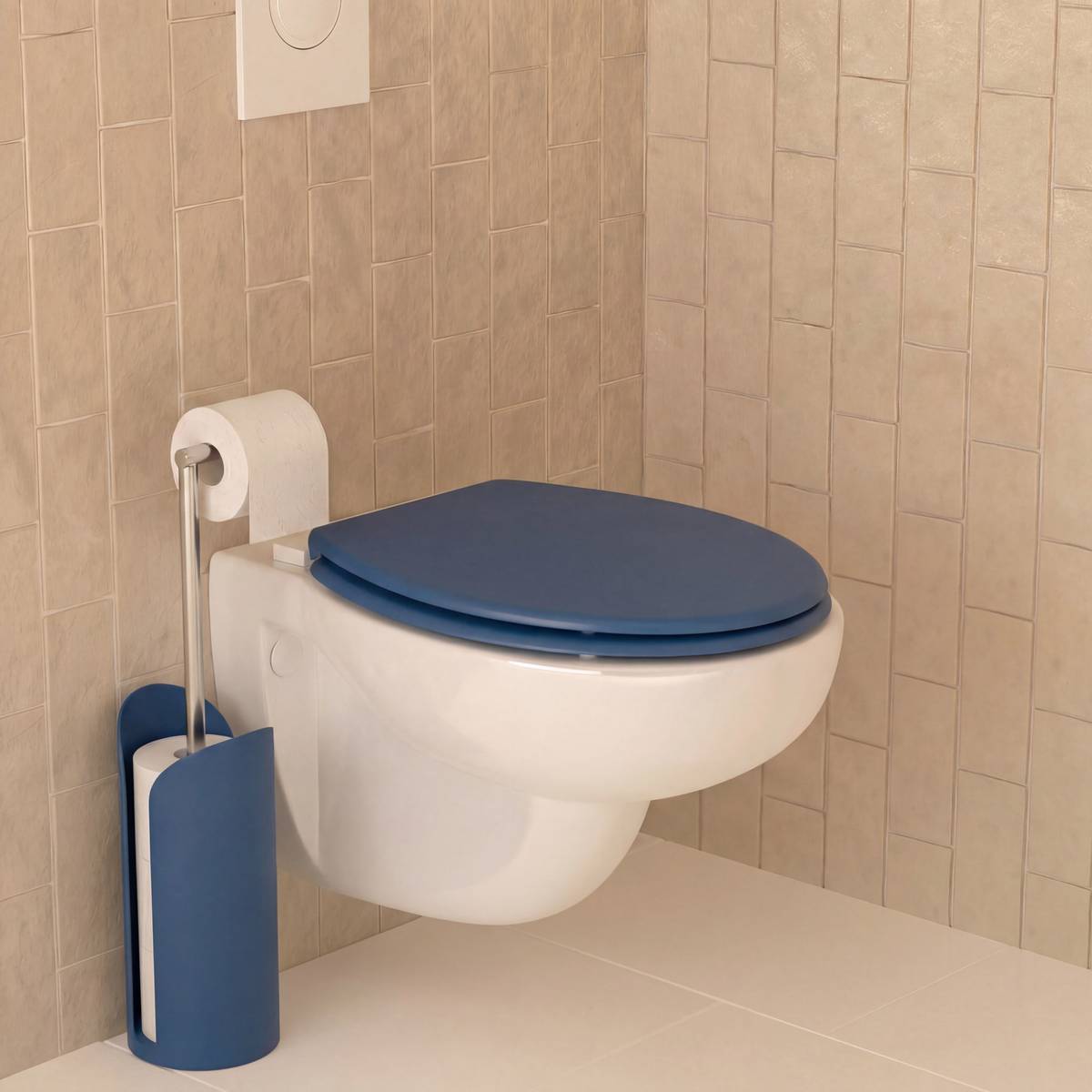 Dérouleur Colorama rond H.60cm bleu