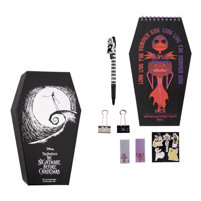 Set de papelería nightmare before christmas