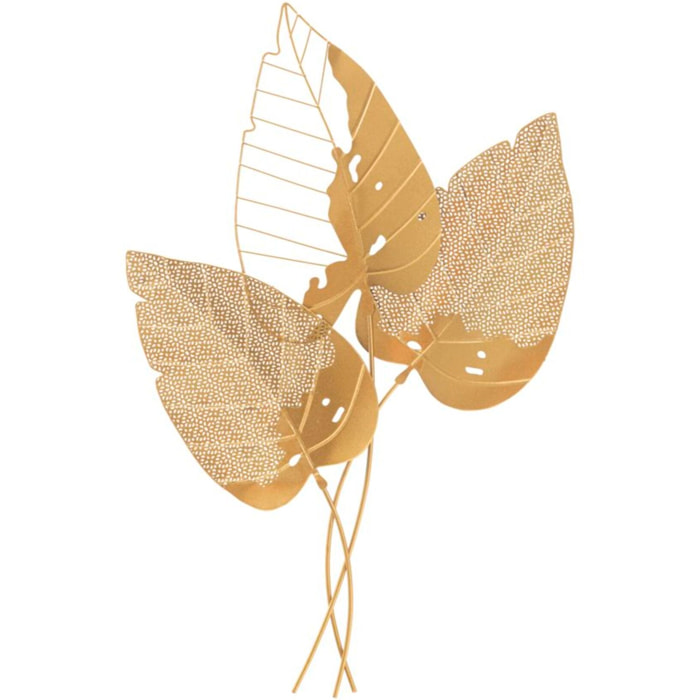 PANNELLO IN FERRO AUTUMN LEAF GOLD CM 53X4X84,5
