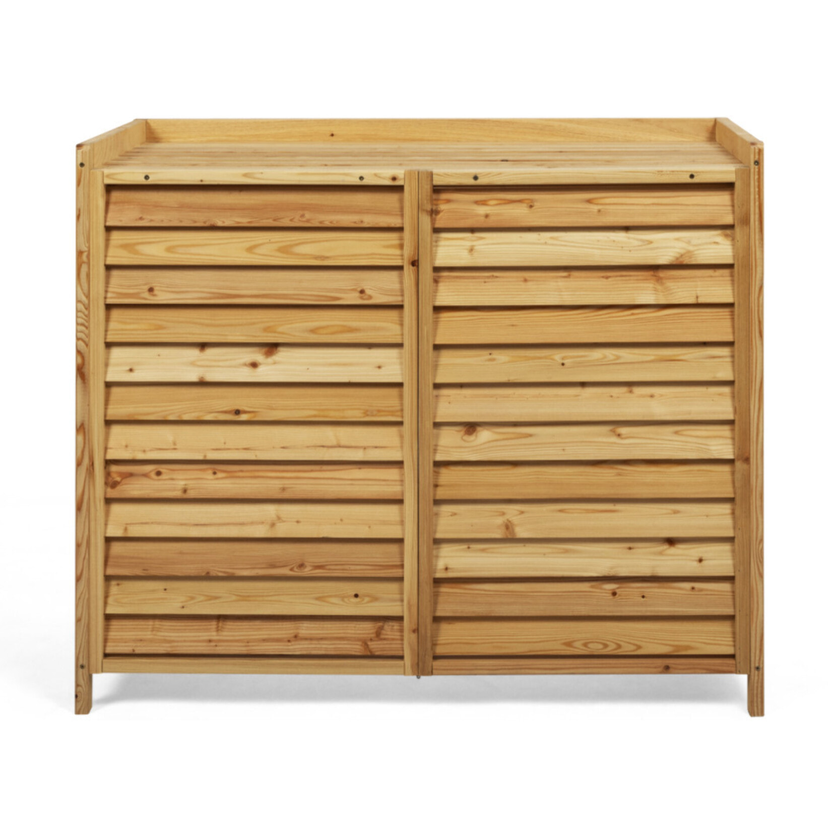Cache climatisation extérieur en bois