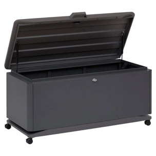 Coffre de rangement 450L Alumia gris graphite en aluminium