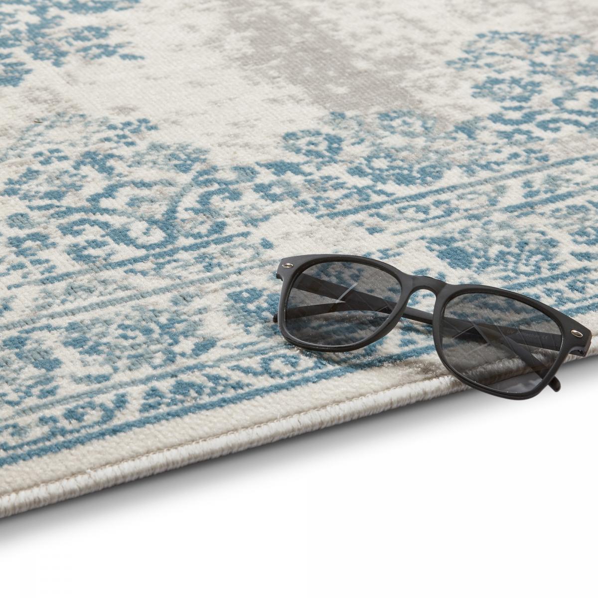 Tapis salon et chambre tissé motif oriental PUDI
