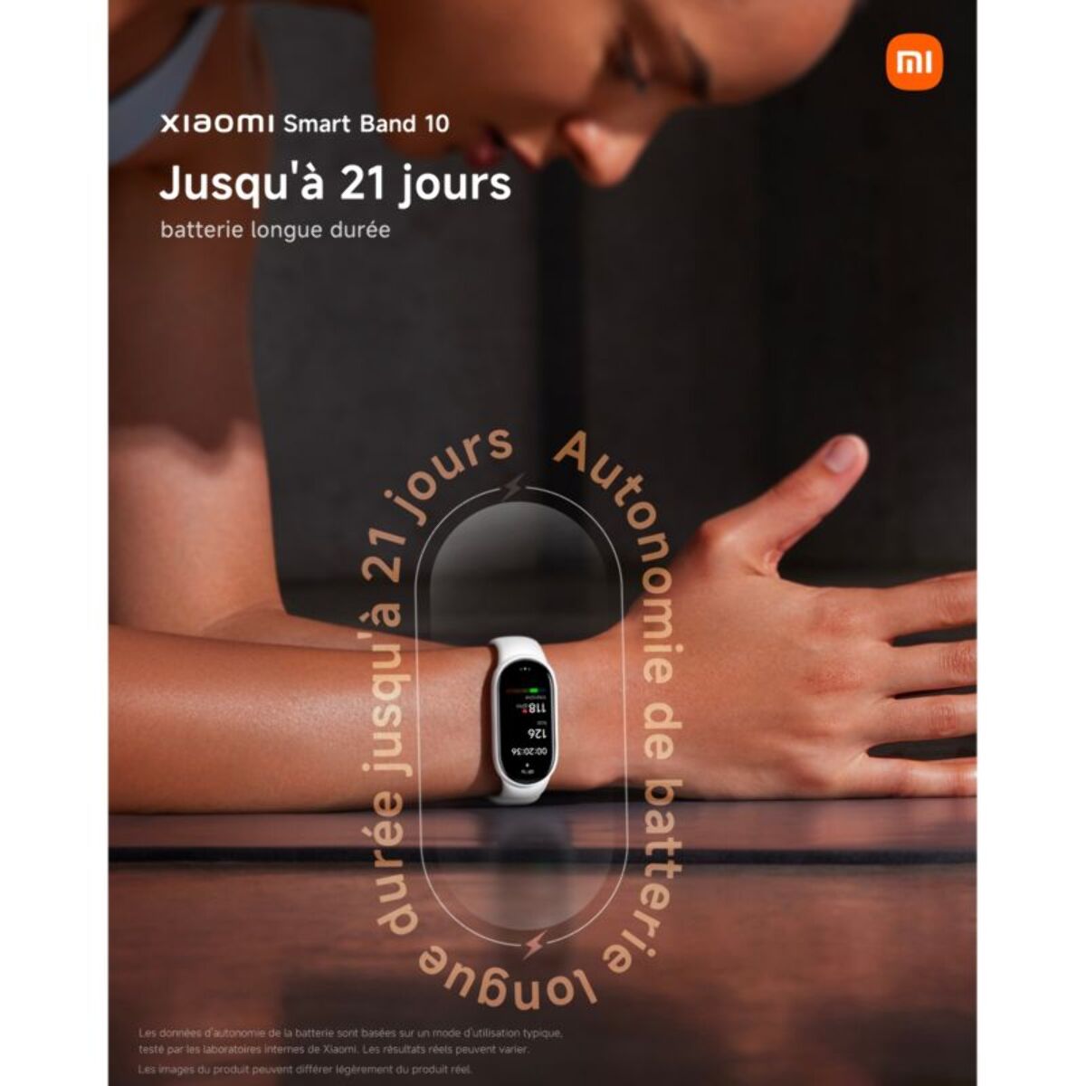 Bracelet connecté XIAOMI Smart Band 10 Noir