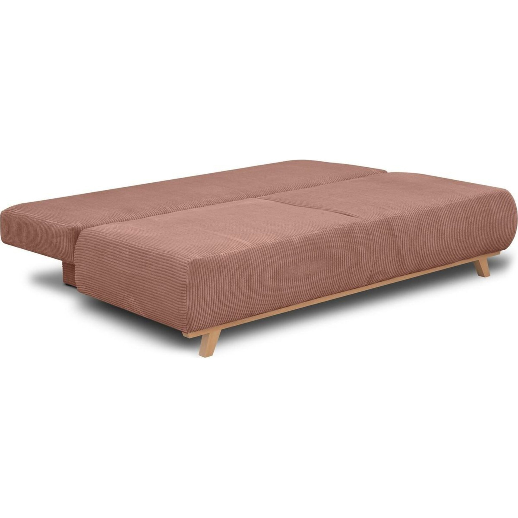 Canapé convertible 3 places en velours côtelé - LARIA